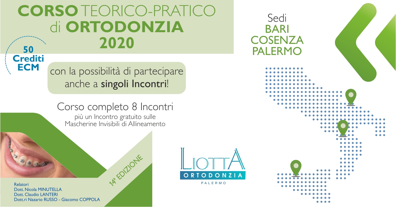 Leggi tutto l'articolo: Corso Teorico Pratico di Ortodonzia 2020